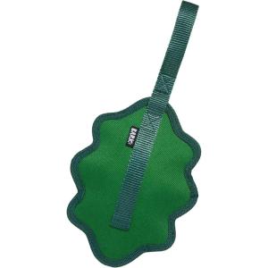 Barkbox Super Chewer Tough Dog Chew Toys for Aggressive Chewers, Treat Dispensing (Comet-Small)(Green Chew Leaf)